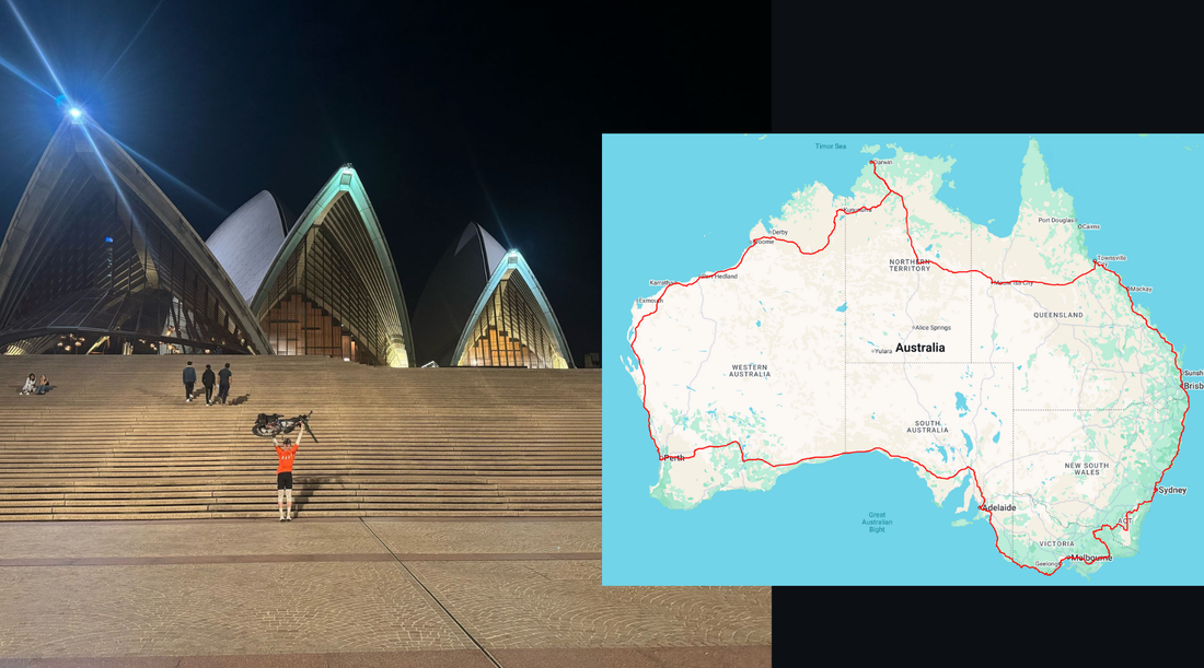 Guest Post: “Le Tour De L’Oz”: Breaking the Unsupported Around Australia Cycling Record on a Fixed Gear